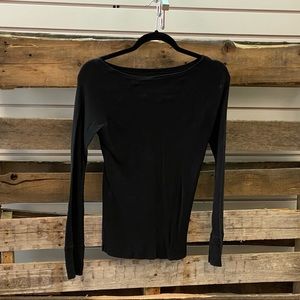 GAP medium long sleeve shirt black